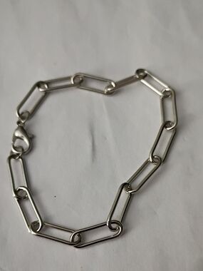 Silver Link Chain Bracelet - Mens Jewelry